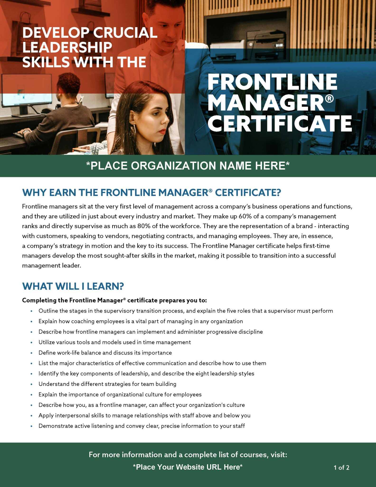 Frontline Manager® Category | Marketing Assets - MindEdge